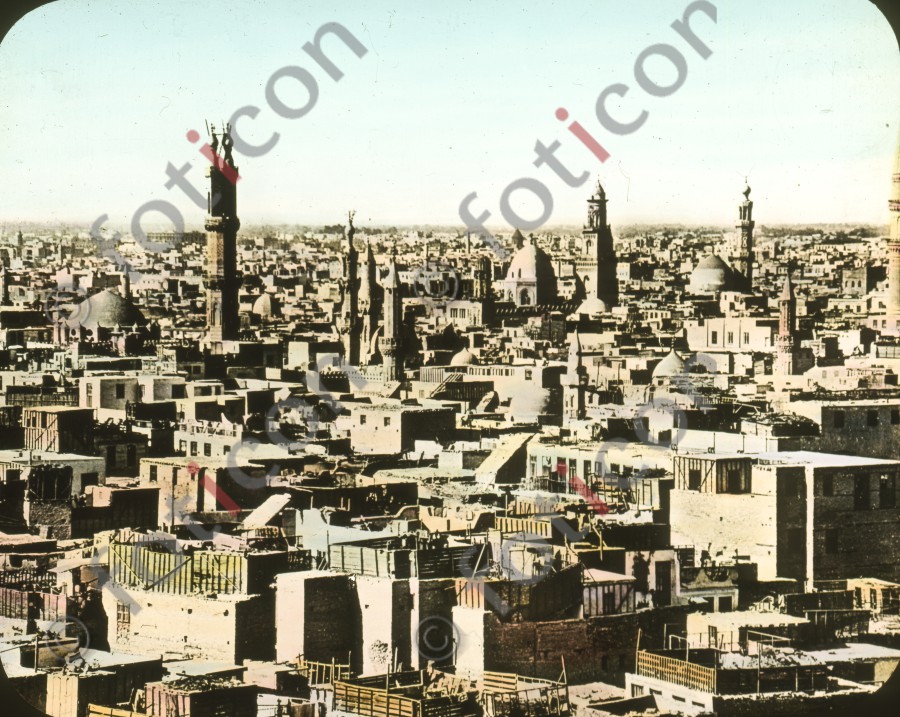 Blick auf Kairo | View of Cairo - Foto foticon-simon-008-001.jpg | foticon.de - Bilddatenbank für Motive aus Geschichte und Kultur